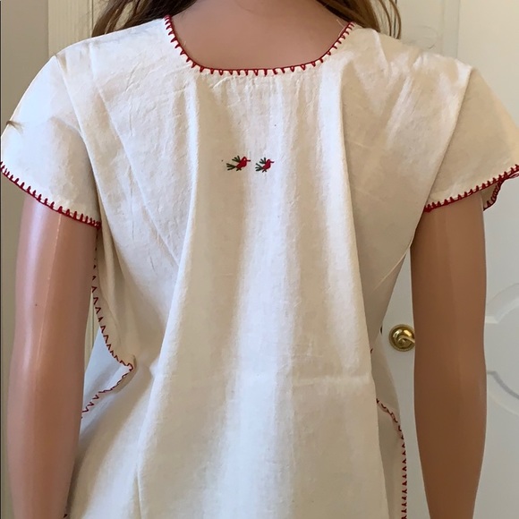 Tlacuate Huipil Hand Embroidery Mexican Blo… - Picture 6 of 7